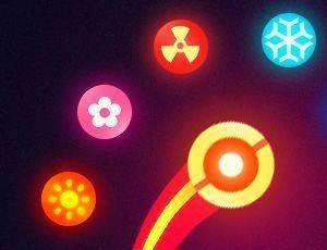 Neon Sphere Dash Adventure
